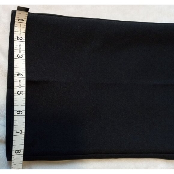 Blair Womens Straight Leg Pull On Pants Black Elastic Waist 18 with pock… - Picture 6 of 11
